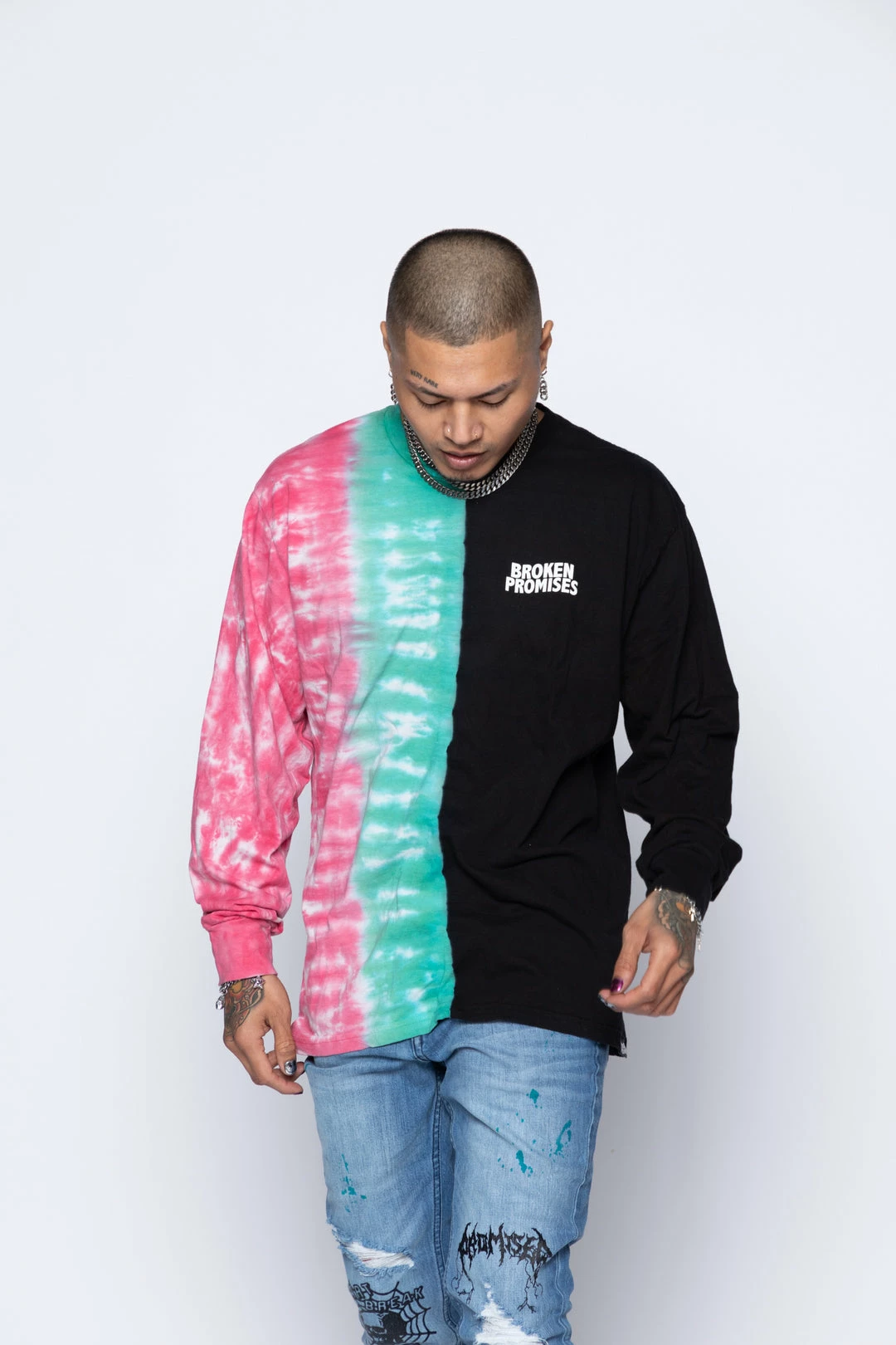 CASH Shirts Wave Logo Tri-Color L/S 17 CASH Shirts Wave Logo Tri-Color L/S