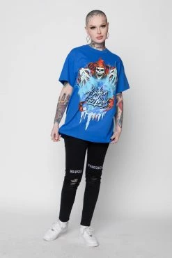 BROKEN PROMISES Froze Over Tee Royal Shirts