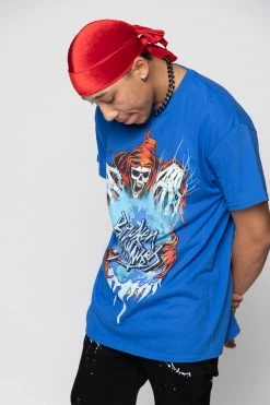 BROKEN PROMISES Froze Over Tee Royal Shirts