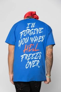 BROKEN PROMISES Froze Over Tee Royal Shirts