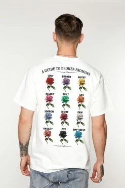 BROKEN PROMISES Feeled Guide SST White Shirts