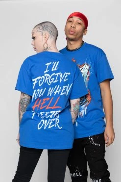 BROKEN PROMISES Froze Over Tee Royal Shirts