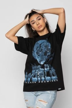 BROKEN PROMISES Shirts Cold World Tee Black 14 BROKEN PROMISES Shirts Cold World Tee Black