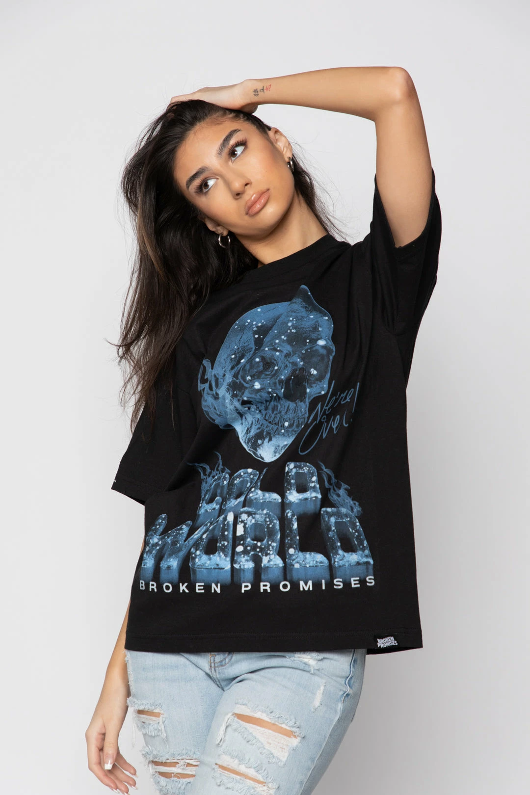 BROKEN PROMISES Shirts Cold World Tee Black 8 BROKEN PROMISES Shirts Cold World Tee Black