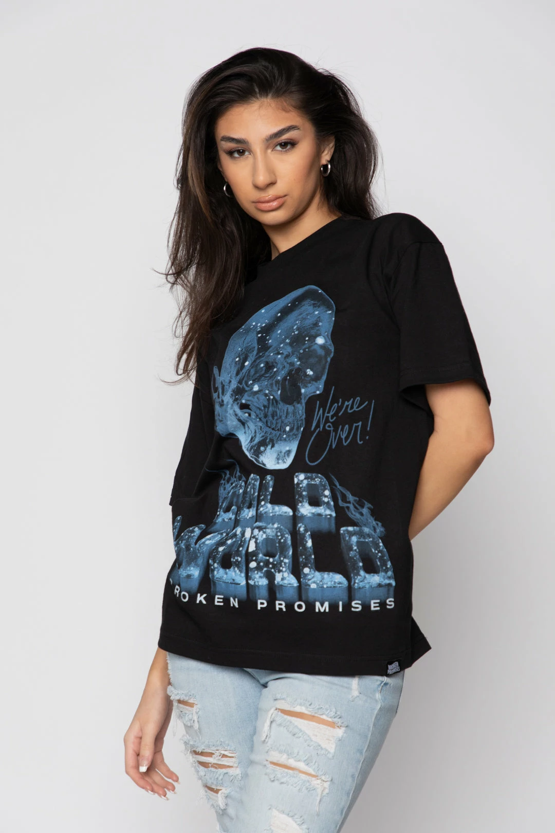 BROKEN PROMISES Shirts Cold World Tee Black 9 BROKEN PROMISES Shirts Cold World Tee Black