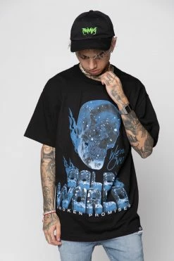 BROKEN PROMISES Shirts Cold World Tee Black 17 BROKEN PROMISES Shirts Cold World Tee Black