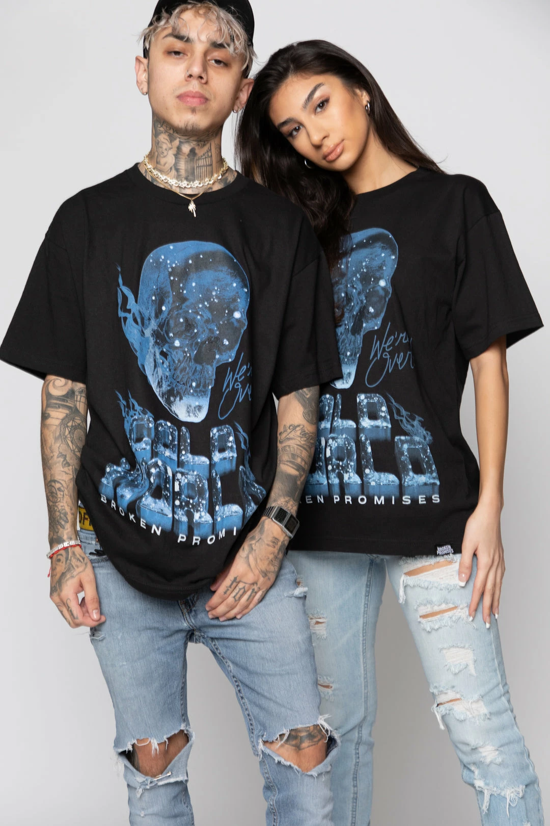 BROKEN PROMISES Shirts Cold World Tee Black 6 BROKEN PROMISES Shirts Cold World Tee Black