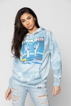 BROKEN PROMISES Sinking Feeling Tie Dye Hoodie Hoodies