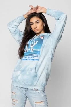 BROKEN PROMISES Sinking Feeling Tie Dye Hoodie Hoodies