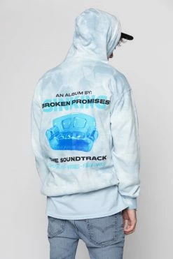 BROKEN PROMISES Sinking Feeling Tie Dye Hoodie Hoodies