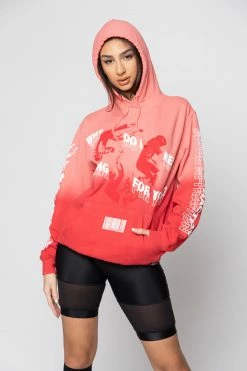 BROKEN PROMISES Hoodies Falling For You Gradient Dye Hoodie