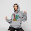 BROKEN PROMISES Hoodies BP Love Vs Lust Hoodie Grey