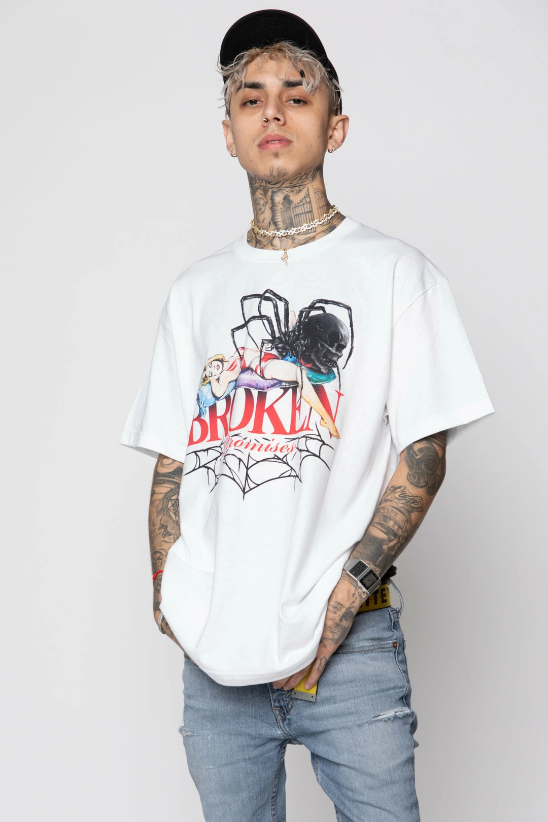 BROKEN PROMISES Shirts Pillow Talk SST White 4 BROKEN PROMISES Shirts Pillow Talk SST White