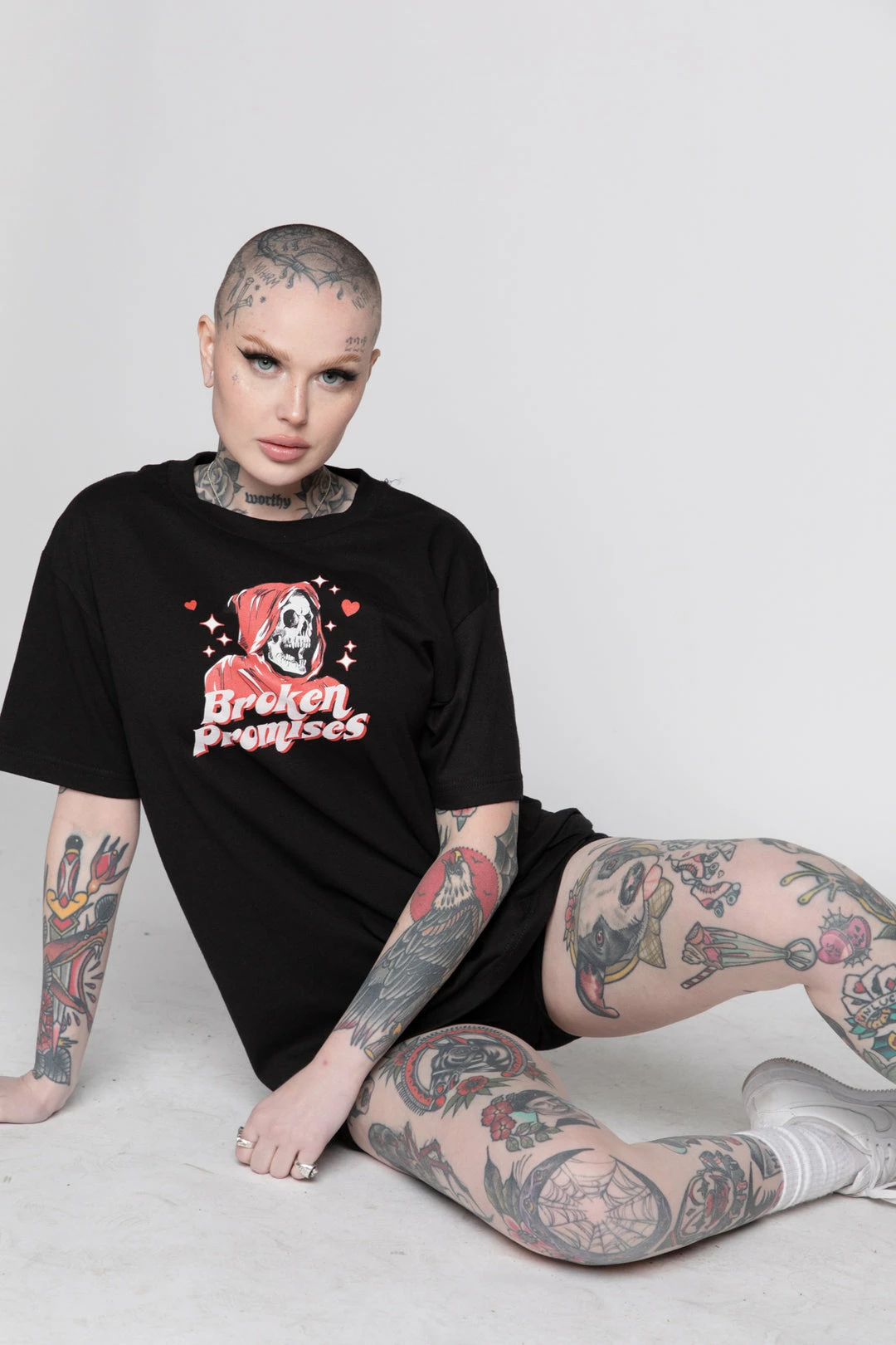 BROKEN PROMISES Love Skate SST Black Shirts 9 BROKEN PROMISES Love Skate SST Black Shirts