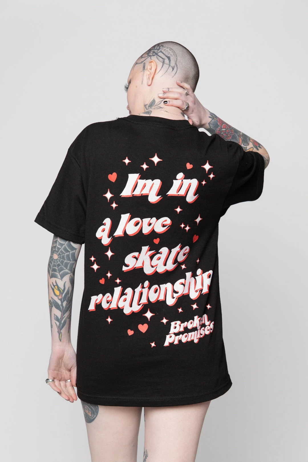 BROKEN PROMISES Love Skate SST Black Shirts 10 BROKEN PROMISES Love Skate SST Black Shirts