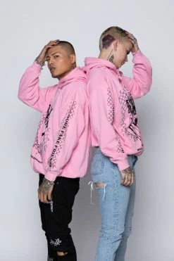 CASH Hoodies Rabid Hoodie Pink