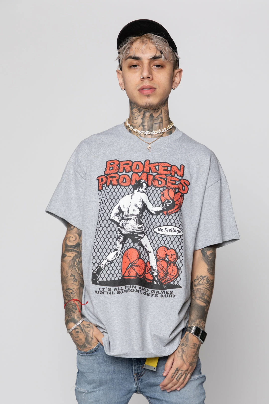 BROKEN PROMISES Uppercut SST Ash Heather Grey 7 BROKEN PROMISES Uppercut SST Ash Heather Grey