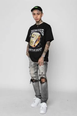 BROKEN PROMISES Shirts Champion Ring Tee Black 19 BROKEN PROMISES Shirts Champion Ring Tee Black