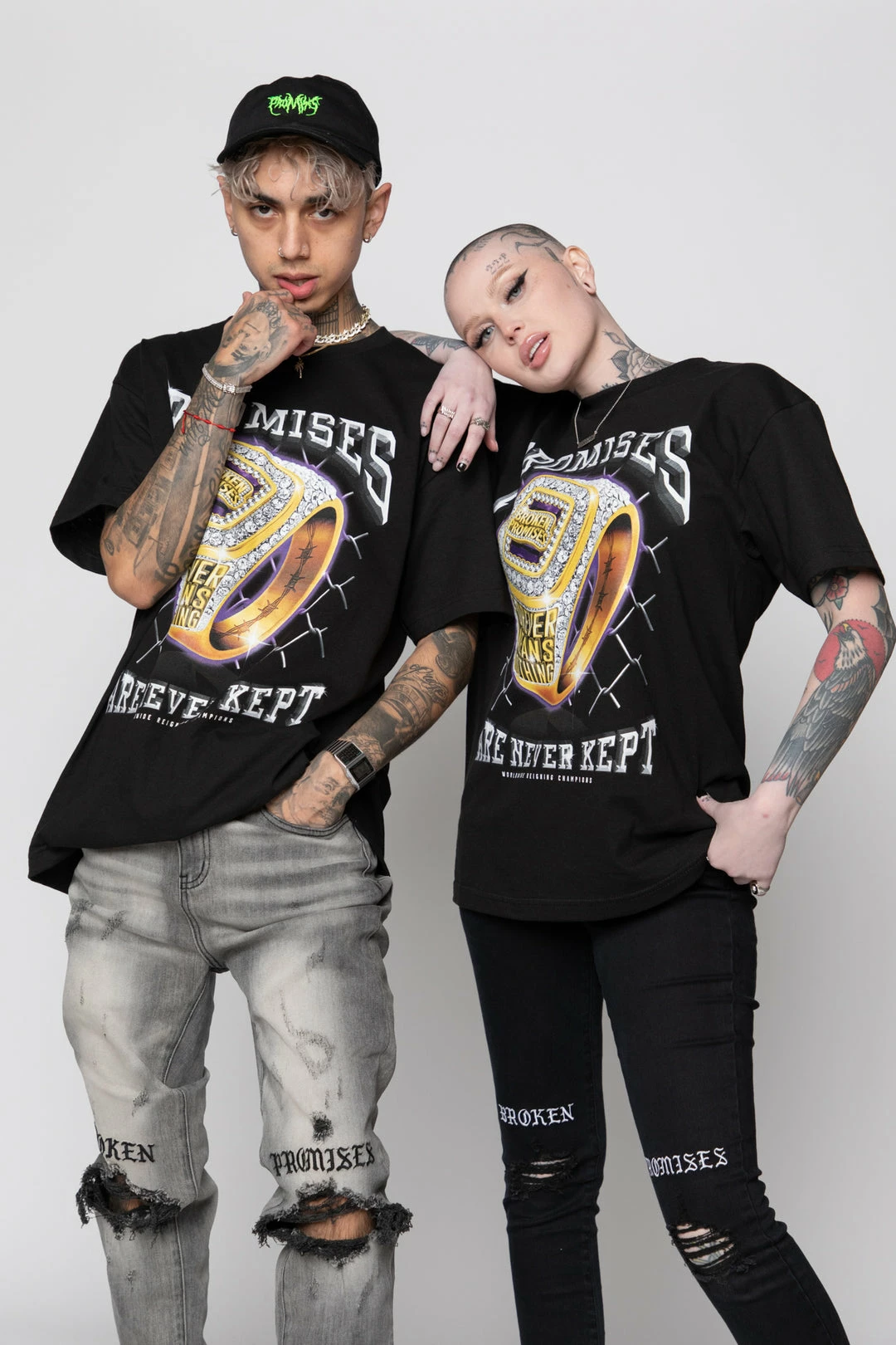 BROKEN PROMISES Shirts Champion Ring Tee Black 13 BROKEN PROMISES Shirts Champion Ring Tee Black