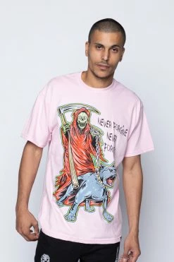 BROKEN PROMISES Worst In Me Tee Pink