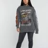 BROKEN PROMISES Coffin Jump Pigment Dye Hoodie