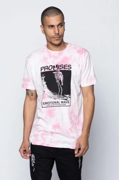 BROKEN PROMISES Beach Break Tee Pink