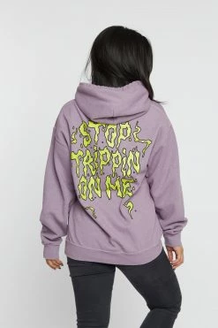 BROKEN PROMISES Trippin On Me Washed Hoodie Hoodies