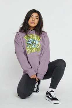 BROKEN PROMISES Trippin On Me Washed Hoodie Hoodies