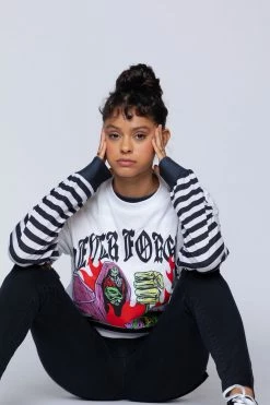 BROKEN PROMISES Shirts Get Even Tee White