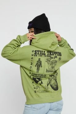 CASH Delirious Hoodie Green