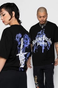 BROKEN PROMISES Nothing Breaks Tee Black