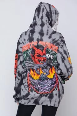 CASH Worst In Me Spiral Dye Hoodie