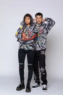 CASH Worst In Me Spiral Dye Hoodie