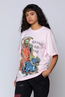 BROKEN PROMISES Worst In Me Tee Pink