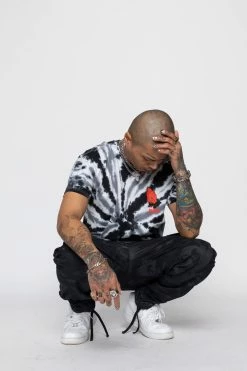 BROKEN PROMISES Tie Dye Hoodies Violation Spiral Dye Tee