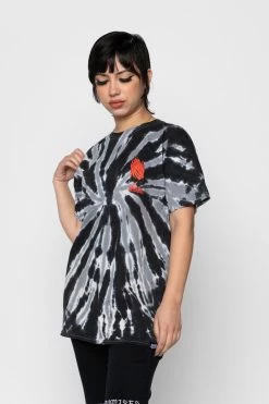 BROKEN PROMISES Tie Dye Hoodies Violation Spiral Dye Tee