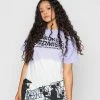BROKEN PROMISES Guard Your Heart Dip Dye Tee Lavender