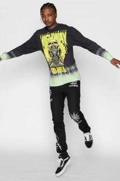 CASH Highway To Hell Tie Dye L/S