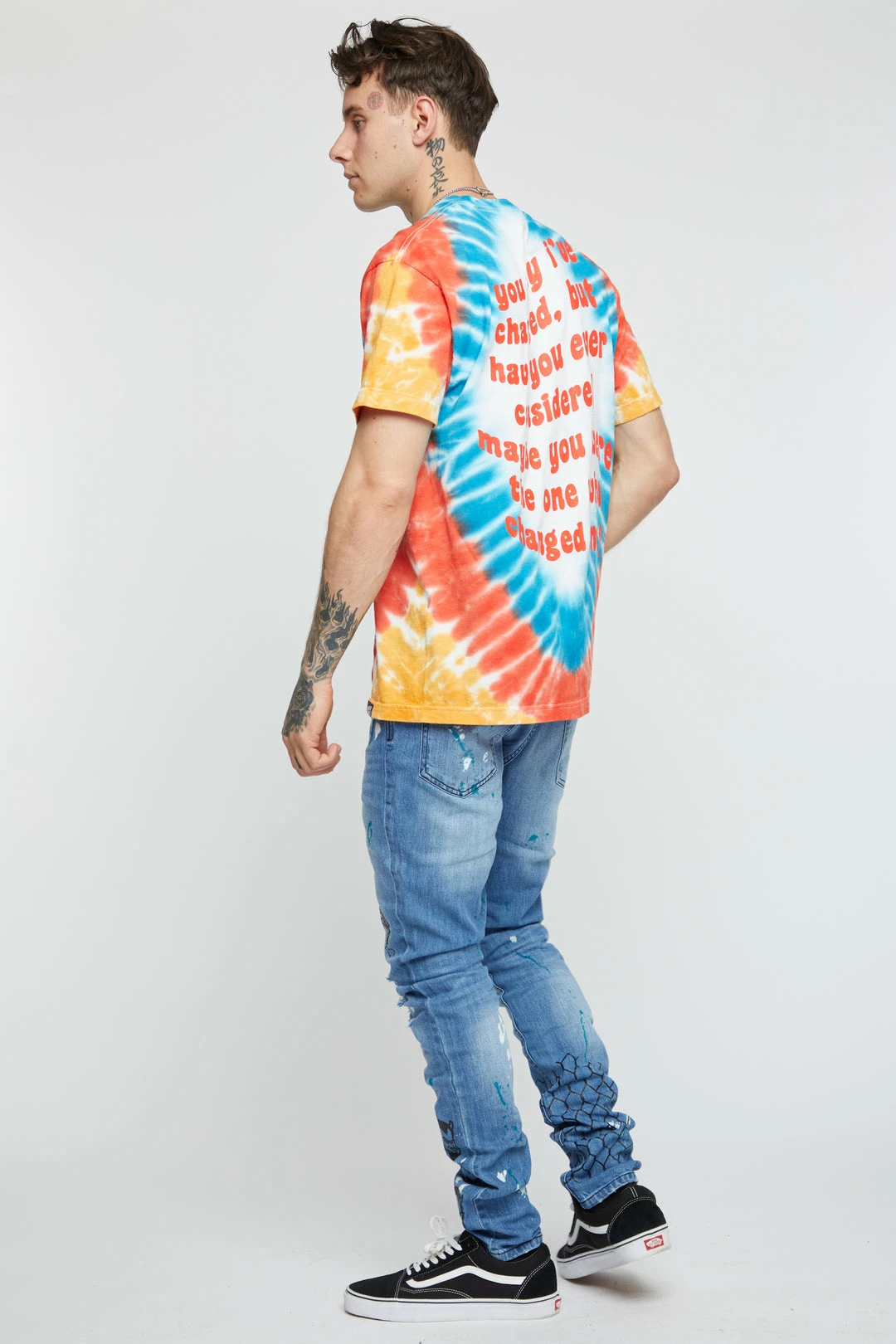 BROKEN PROMISES Garden Boy Tie Dye Tee Multi 8 BROKEN PROMISES Garden Boy Tie Dye Tee Multi