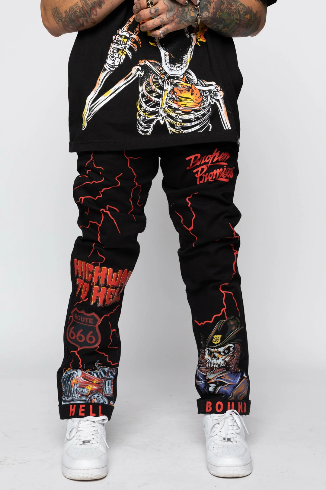 BROKEN PROMISES Highway To Hell Chino Pant 3 BROKEN PROMISES Highway To Hell Chino Pant