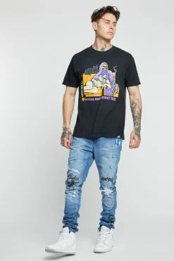 BROKEN PROMISES Shirts Couch Lock Oil Wash Tee