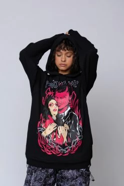BROKEN PROMISES Hoodies Devils Kiss Hoodie Black 20 BROKEN PROMISES Hoodies Devils Kiss Hoodie Black