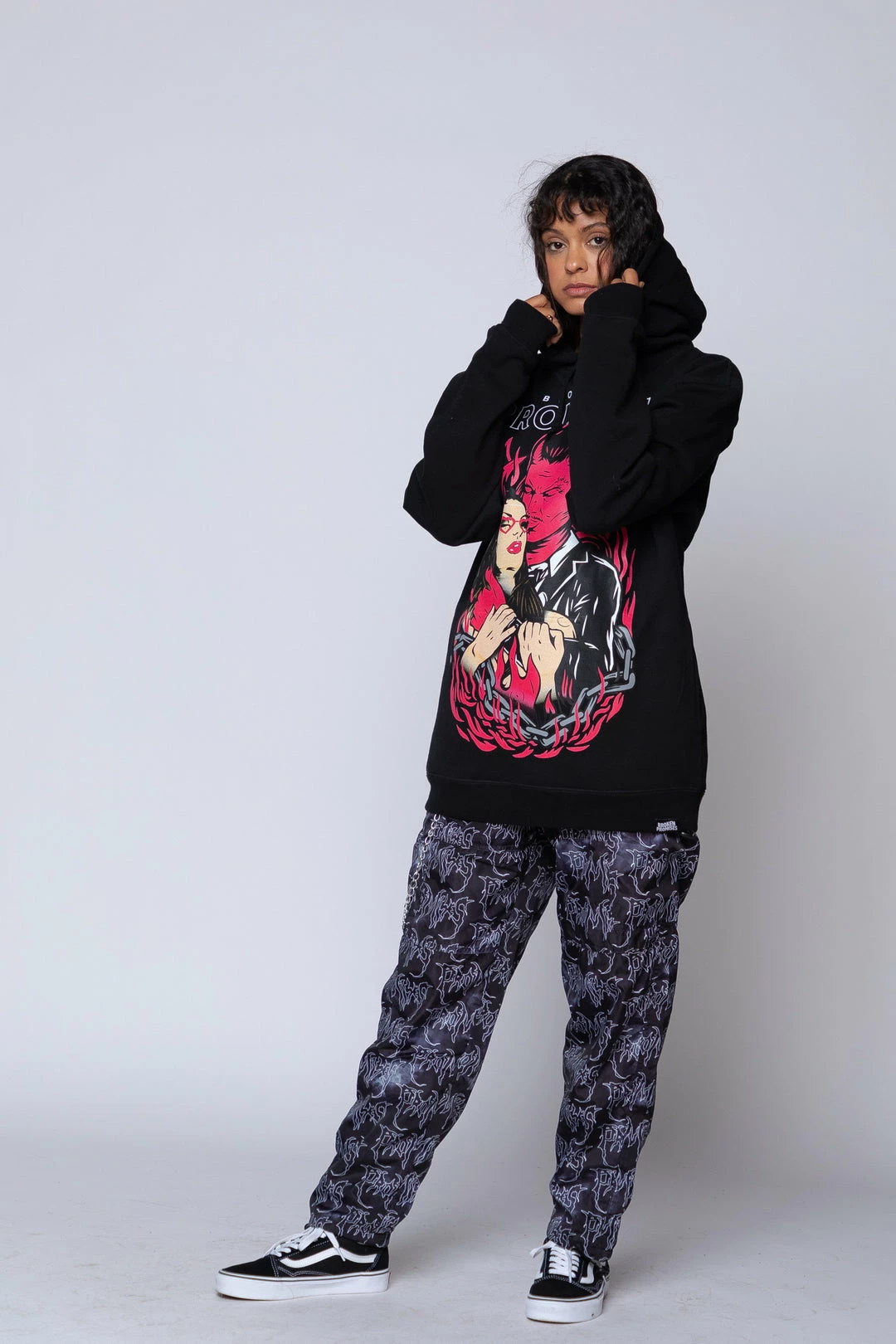 BROKEN PROMISES Hoodies Devils Kiss Hoodie Black 12 BROKEN PROMISES Hoodies Devils Kiss Hoodie Black