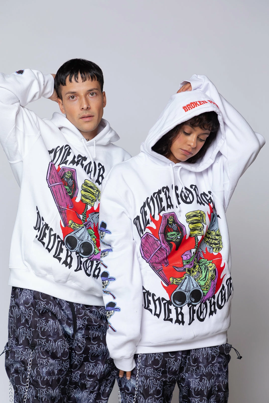 BROKEN PROMISES Get Even Hoodie White 3 BROKEN PROMISES Get Even Hoodie White