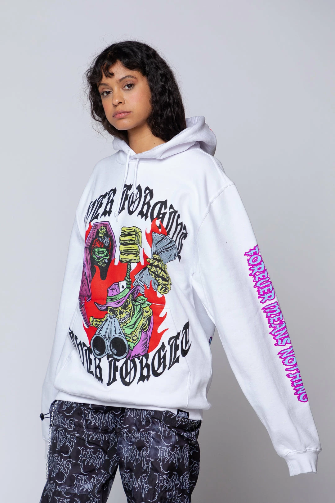 BROKEN PROMISES Get Even Hoodie White 15 BROKEN PROMISES Get Even Hoodie White