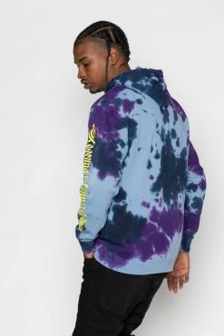 BROKEN PROMISES Stay Away Tie Dye Hoodie