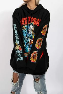 BROKEN PROMISES Never Forgive Hoodie Black 32 BROKEN PROMISES Never Forgive Hoodie Black