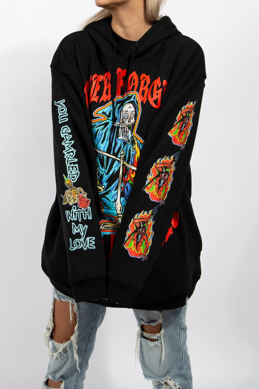 BROKEN PROMISES Never Forgive Hoodie Black 12 BROKEN PROMISES Never Forgive Hoodie Black