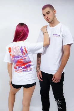 BROKEN PROMISES Radioactive S/S Tee "White"