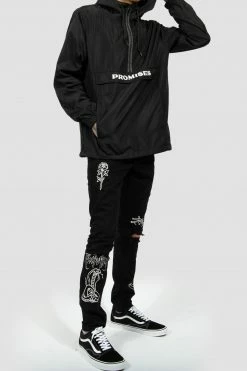 CASH Bottoms Unforgiven Denim Jeans Black